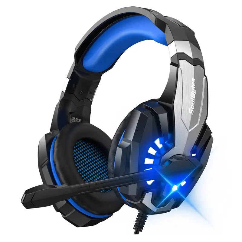 S9 Premium Stereo Gaming Headset for PS4, PC, Xbox One & PS5 - Enjoy Crystal Clear Sound & Comfort