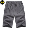 Zoro Cropped Pants Men's Summer Thin Shorts Pure Cotton Mid-Pants Outer Wear Large Size Workwear Casual Loose 555